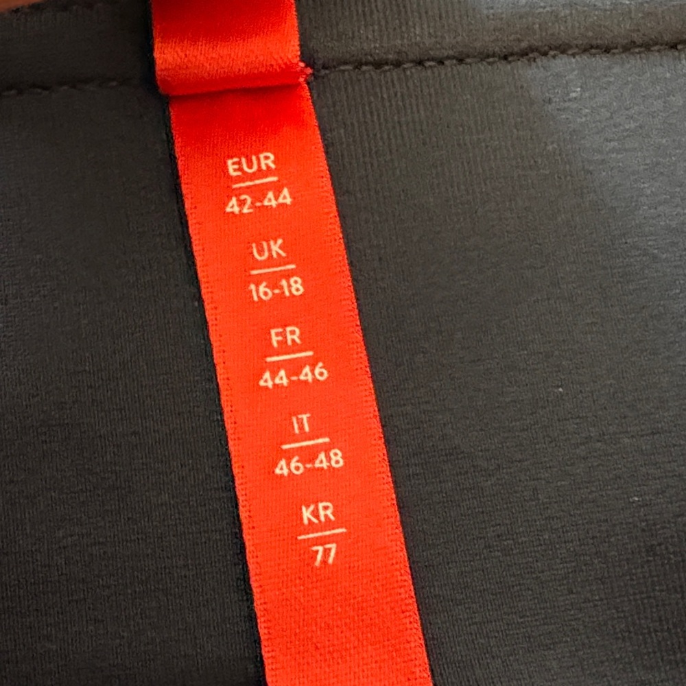 SPANX Navy High-Waist Faux-suede Leggings - Picture 4 of 7